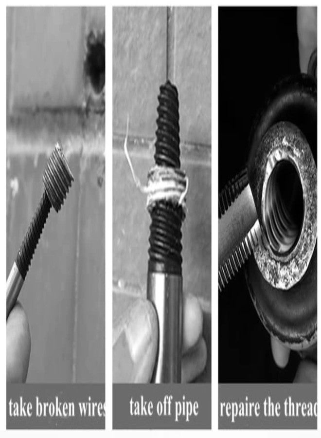 H9 2in1 Broken Pipe Removal Screw Extractor Tool Size 1/2" till 3/4" Inch Pipes Valve Faucet Bolt Extractor Damaged Screw Drill Bits Remover - Image 5